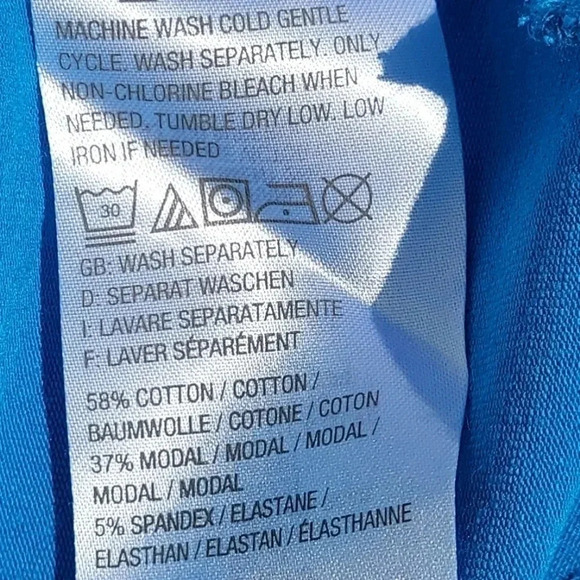 Isaac Mizrahi Live 3X Womens Blouse Turquoise Color - Picture 6 of 8